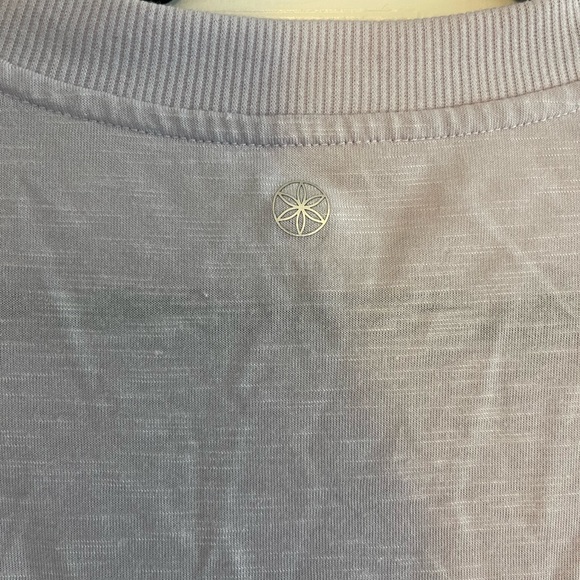 Gaiam Lavender Relaxed Cotton Yoga Tank Top - Picture 8 of 12